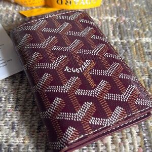 GOYARD Saint Pierre Card Wallett | Bordeaux | Authentic Luxury
